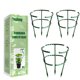 thumbnail image 1 of Soporte para plantas de 3 uds., estacas para plantas semiredondas, anillo de soporte para plantas, soporte para flores de jardín, 1 of 5