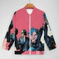 thumbnail image 3 of Music Gorillaz Fashion Jacket Mens Windbreaker Coat Lightweight Zipper Clothes Streetwear Bomber Outerwear Jackets, 3 of 7