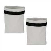 deevoka 2x2 Pieces Outdoor Faucet Covers Winter Freeze Protection for Yard Lawn Garden White