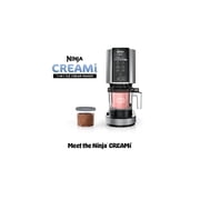 Ninja CREAMi Ice Cream Maker, for Gelato, Mix-ins, Milkshakes, Sorbet, Smoothie Bowl, 7 One-Touch Programs, (2) 16 Oz Pint Containers & Lids, NC301 Cloud Silver