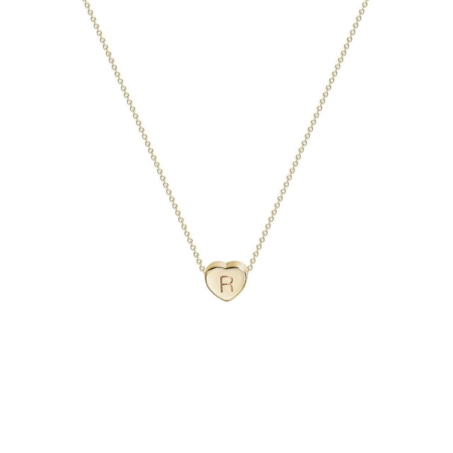 Kcodviy Cadeau pour Femmes 26 Colliers Doubles Anglais pour Femmes Chaîne Pendentif Cœur Collier pour Femmes Bijoux