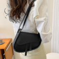 thumbnail image 2 of Bolso de hombro de cuero bolso de axila bolso bandolera ajustable para mujer, 2 of 5