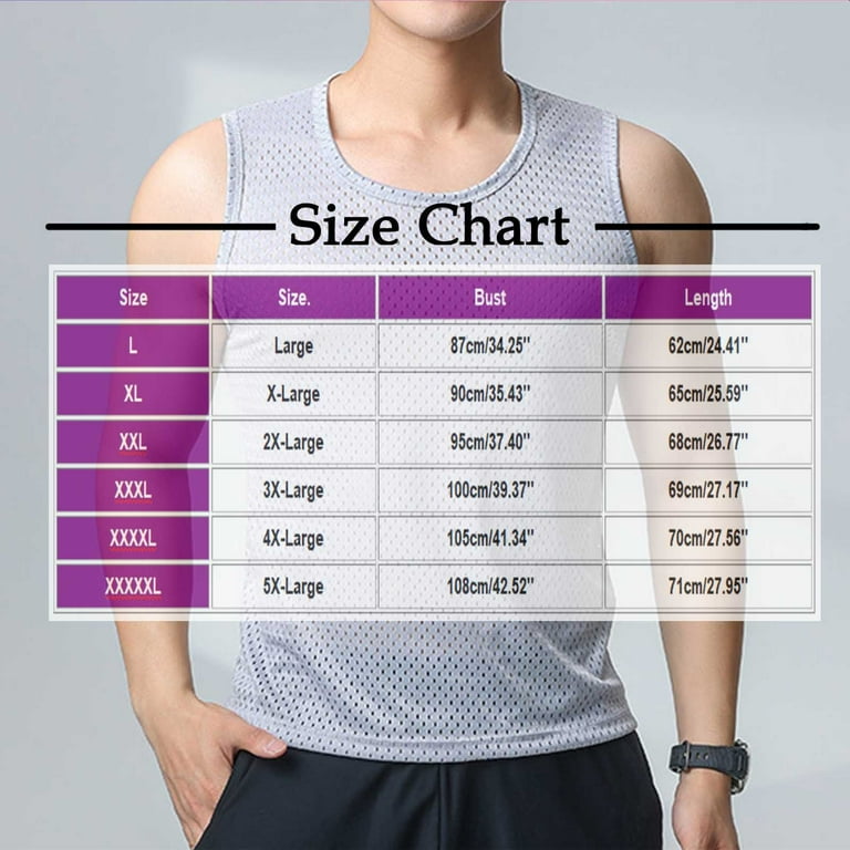BinBiL Men's Tank Top Undershirts Moisture Wicking