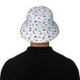 thumbnail image 5 of Bingfone Dinosaur Bucket Hat for Men Women,Packable Reversible Printed Sun Hats,Fisherman Outdoor Travel Hiking Beach Caps, 5 of 7