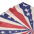thumbnail image 7 of DouZhe Patriotic Retro Burst Stars Pattern Shower Curtain, Waterproof Bath Curtains for Bathroom Decorations, 72 x 72 inches, 7 of 7