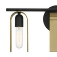 thumbnail image 6 of D263M-3B-MB Designers Fountain U Turn - 3 Light Bath Vanity In Glam Style-8.75 Inches Tall and 18 Inches Wide, 6 of 6