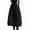 Black, variant on Mgmyaa Women's Lantern Skirt Casual Puffy Midi Skirt Spring Summer Skirt Solid Color Pocket Skirt Elastic Waist Flowy Full Skirt