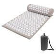 thumbnail image 3 of Sonducket Juego de 3 unidades de cojín de masaje, esterilla de acupresión para Yoga y juego de almohada, masajeador de pies y cuello, almohadilla de Uniforme atlético Gris Sonducket OD000146-04, 3 of 6