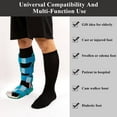thumbnail image 6 of HNYG 5 Pairs Walking Boot Socks, Replacement Sock Liner for Orthopedic Walking Boots Walker Brace, Tube Cast Boot Surgical Leg Cover for Men Women, Black, 6 of 7