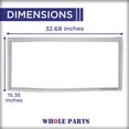 thumbnail image 2 of Whole Parts Refrigerator Door Gasket Seal Part# DA97-05253S - Replacement & Compatible with Some Samsung Refrigerators, 2 of 7