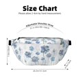thumbnail image 3 of Naloa Pale Blue Lotus Flowers Print Running Belts for Men Women,Running Fanny Pack with 2-Zipper Pockets,Waterproof Waist Pack for Travel Hiking Running Outdoor Sports, 3 of 8