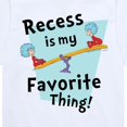 thumbnail image 3 of Dr. Seuss - Recess Is My Favorite Thing - Toddler And Youth Short Sleeve Graphic T-Shirt, 3 of 6