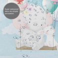 thumbnail image 3 of Rateoe Cute Elephant Shower Curtain - Fancy Bathroom Shower Curtain Sets - Waterproof Shower Curtain with Hooks with 12 Plastic Hooks 72x72 Inches, 3 of 5