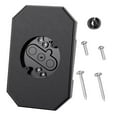 thumbnail image 2 of lacooooppia Siding Light Mounting Block ,Vinyl Siding Mounting Kit, Spare Parts, Vinyl Siding Block for 4 inch Siding 1/2 inch Lap Double Black, 2 of 8