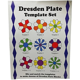 thumbnail image 5 of Dresden Quilting Template Set, Sewing Patchwork Ruler, DIY Sewing Ruler Template Patchwork Tool (10 Pieces), 5 of 5