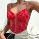thumbnail image 1 of Blusa sin mangas con encaje y tirantes para mujer, 1 of 8