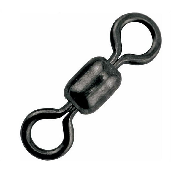 AFW FW05B-A Brass Crane Black 90Lb Fishing Terminal Swivels 36-Pk