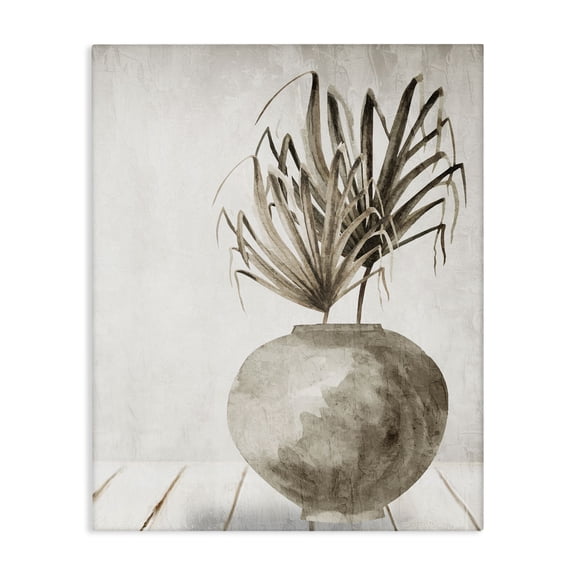 Stupell Industries Eclectic Neutral Palms Still Life Canvas Art, 16 x 20, by Kim Allen