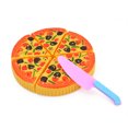 thumbnail image 4 of Simulación de juego de Pizza, juguete de simulación de cocina, Pizza, comida, juguetes para el hogar, regalo de aprendizaje, juego de rol, rebanadas de Pizza, juguetes para niños, 4 of 9