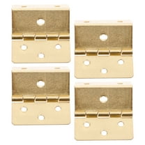 4pcs Durable Metal Hinges Vintage Triple-Fold Hinges Retro Hinges For Doors Wooden Chest Hinges Cabinet Closing Hardware Cabinet Hinge
