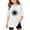 A-White235, variant on JAJAHO Oversized Tshirts For Girls Kids Short Sleeve T Shirt Sunflower Printed Crew Neck Graphic Tee 3-14Y Stylish Tops
