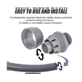 Liquid Tight Connector 1/2 in NonMetallic Electrical Conduit Fittings