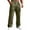 Army Green#1512221DD, variant on Cargo Sweatpants for Men Baggy Open Bottom Big and Tall Sweatpants Corduroy Elastic Waist Athletic Pants with Pocket(Navy,L)