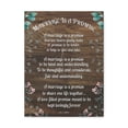 thumbnail image 3 of Marriage is a Promise Motivational Inspirational Wall Decor for Home Office Gym Inspiring Success Quote Print Ready to Hang Wall Art Unframed, 3 of 18