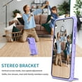 thumbnail image 5 of for Samsung Galaxy S23 FE (Not S23) Case with Slide Camera Cover, [Snug Touch] Hard Back & Soft Edge Matte Phone Case with Kickstand for Samsung Galaxy S23 FE LTT Purple, 5 of 18