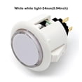 thumbnail image 3 of ZheElen LED Push Button Cool Small Rocker Buttons Multipurpose Fashionable Special Design Arcade Press Gaming Game Machine Arcades White 24mm White Light, 3 of 8