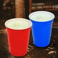 thumbnail image 6 of Fairly Odd Novelties 16oz Red and Blue Cup Made Out Of Melamine 4 Pack Living It Large Drink Solo or With A, 6 of 8