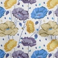 thumbnail image 1 of oneOone Silk Tabby Purple Fabric Floral Craft Projects Decor Fabric Printed By The Yard 42 Inch Wide, 1 of 4