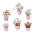 thumbnail image 2 of 6 piezas de flores artificiales en maceta, decoración rústica, arreglo floral, flores artificiales en Estilo A, 2 of 9