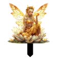thumbnail image 2 of Garden Acrylic Card Slot Sign For Outdoor Fairy Angel Wolf Flower Themed Yard Art Decorative Stake, 2 of 5