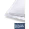 thumbnail image 6 of Delara Eucalyptus Tencel Lyocell Euro Pillow Shams 26"x26", Set of 2, Cooling, Silky Soft, Moisture-Wicking, Breathable, Carbon, 6 of 7