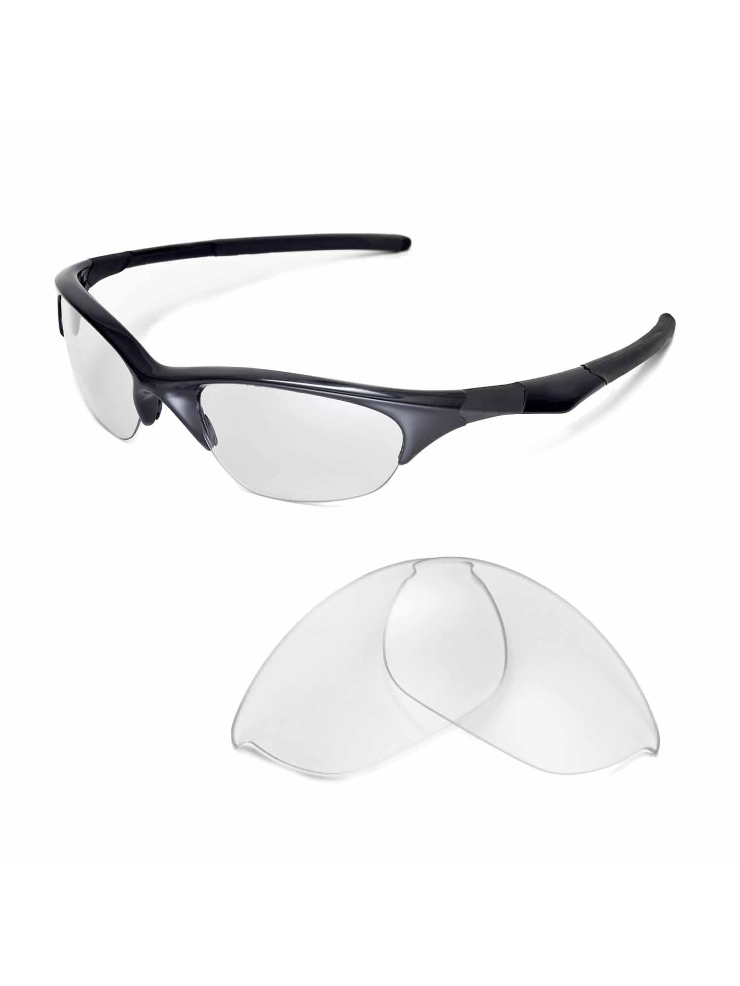 Walleva Clear Replacement Lenses for Oakley Half Jacket Sunglasses -  