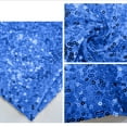thumbnail image 5 of Beautynvta Sequin Tablecloth, 47.24''x47.24'' Round Sequin Tablecloth, Glitter Table Cover for Wedding Party Birthday Decoration, Blue, 5 of 6