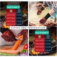thumbnail image 2 of 2 guantes grandes para barbacoa, guantes de silicona antideslizantes para horno, guantes de cocina para barbacoa, cocinar, hornear y cortar, guantes para parrilla, 2 of 5