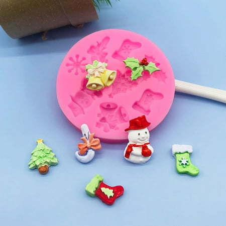 

Papaba Christmas Cake Mould Do Cake Decorating Can Be Reused Convenient Xmas Cake Cupcake Decoration Mold