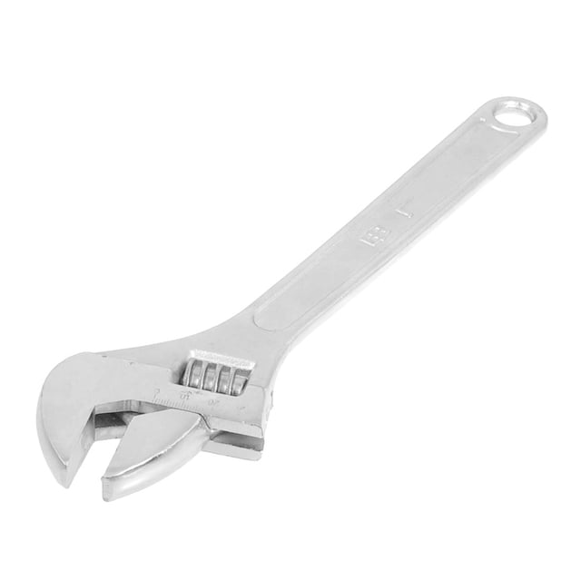 Unique Bargains 300mm Long 0-35mm Jaw Range Metal Adjustable Wrench Spanner