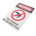 thumbnail image 2 of No Peeing Dog Sign Yard Sign Dog No Peeping Warning Sign Please Be Respectful Sign, 2 of 3