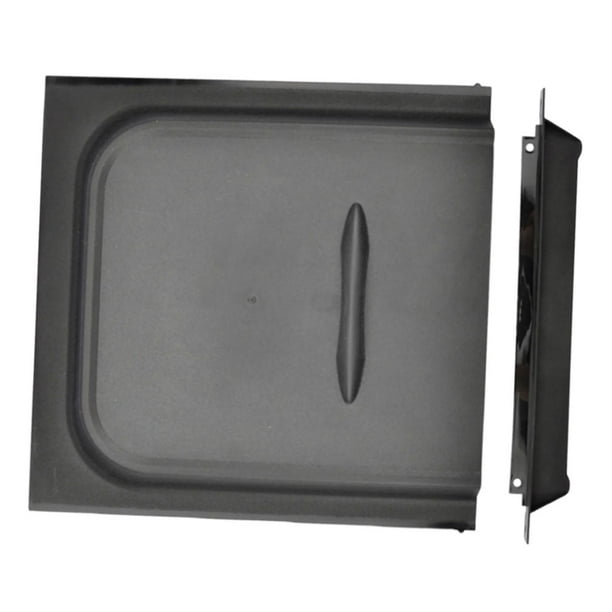 Panel deslizante para puerta de malla para RV de 12 pulgadas, resistente, de repuesto, protección profesional para RV Negro