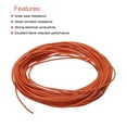 thumbnail image 4 of Silicone Wire 24AWG 24 Gauge Flexible Tinned Copper Standard High-Temperature Hookup Wire Orange 30m/98.4ft, 4 of 6