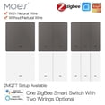 thumbnail image 2 of Interrupteur Intelligent Tuya Zigbee Sans Fil Neutre Sans Condensateur Nécessaire, 2 of 5