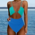 thumbnail image 2 of Womens Swimsuits One Piece Women's Swimwear Womens Swimsuit Bathing Suit Sexy Flattering High Cut Out Cute Ladies Swimwear, 2 of 5