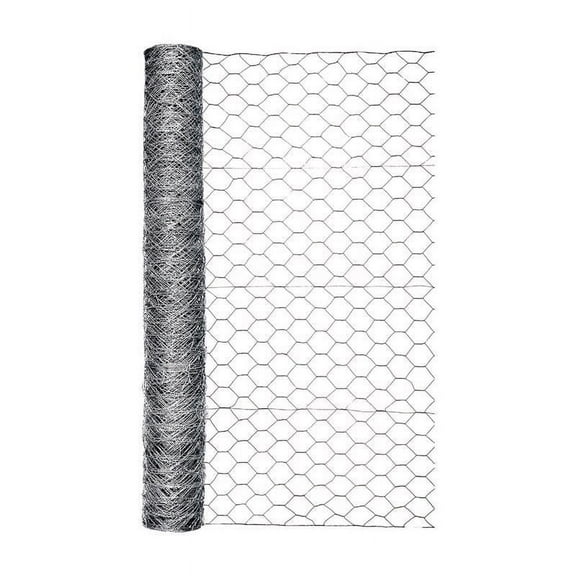 Garden Zone 50 ft. X 48 in. Galvanized Steel Poultry Netting