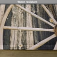 thumbnail image 6 of Ambesonne Wagon Wheel Place Mats Set of 4, Rusty Door, Standard Size, Black Pale Brown, 6 of 6