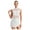 Ivory, variant on Women Figure Skating Dance Cutout Sheer Mesh Overlay Dress Dancewear Light Purple XL