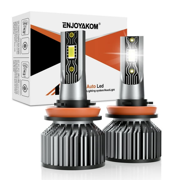 2pcs H11 LED Bulbs For Toyota Prius Plug-In 2012 2014 2015 H11 LED Headlight Bulbs, H8 H9 H11 LED Low Beam Replace 12000 Lumens 6000K White