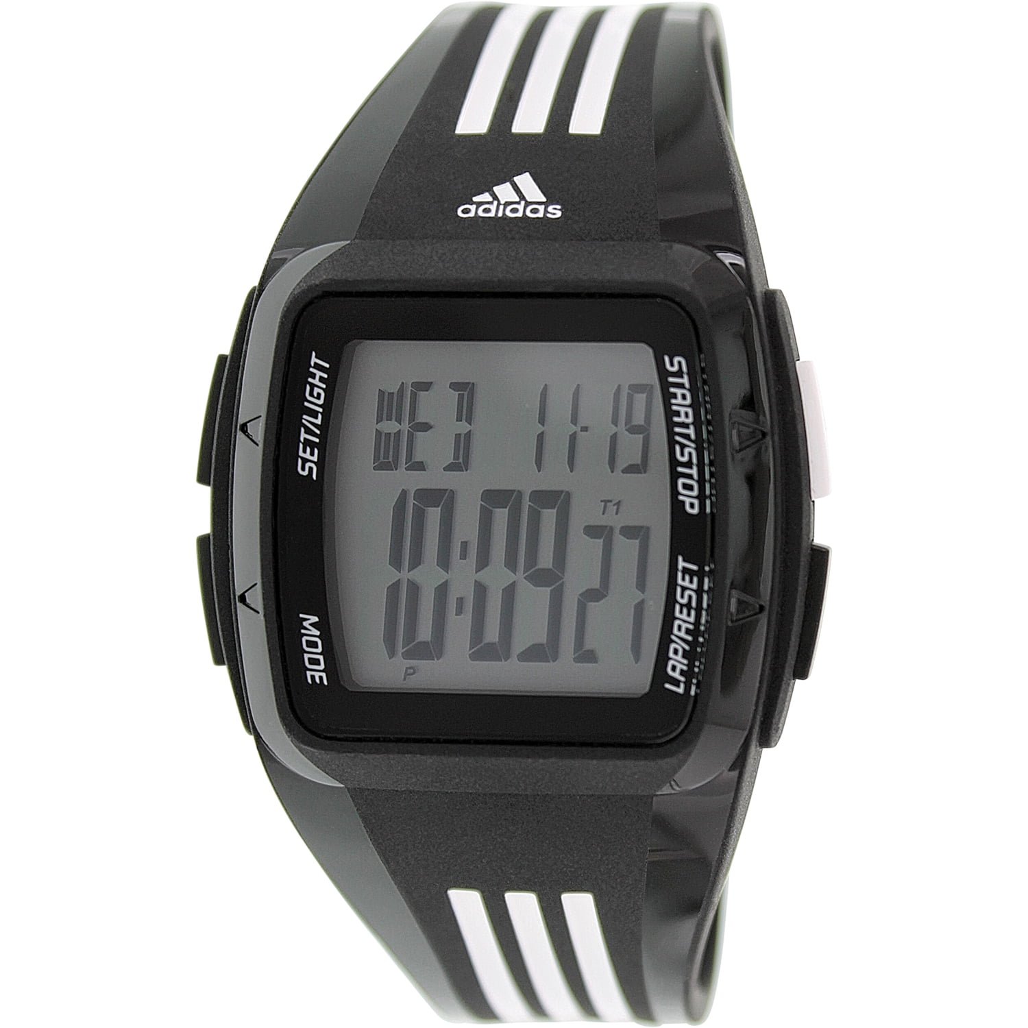 adidas black rubber watch